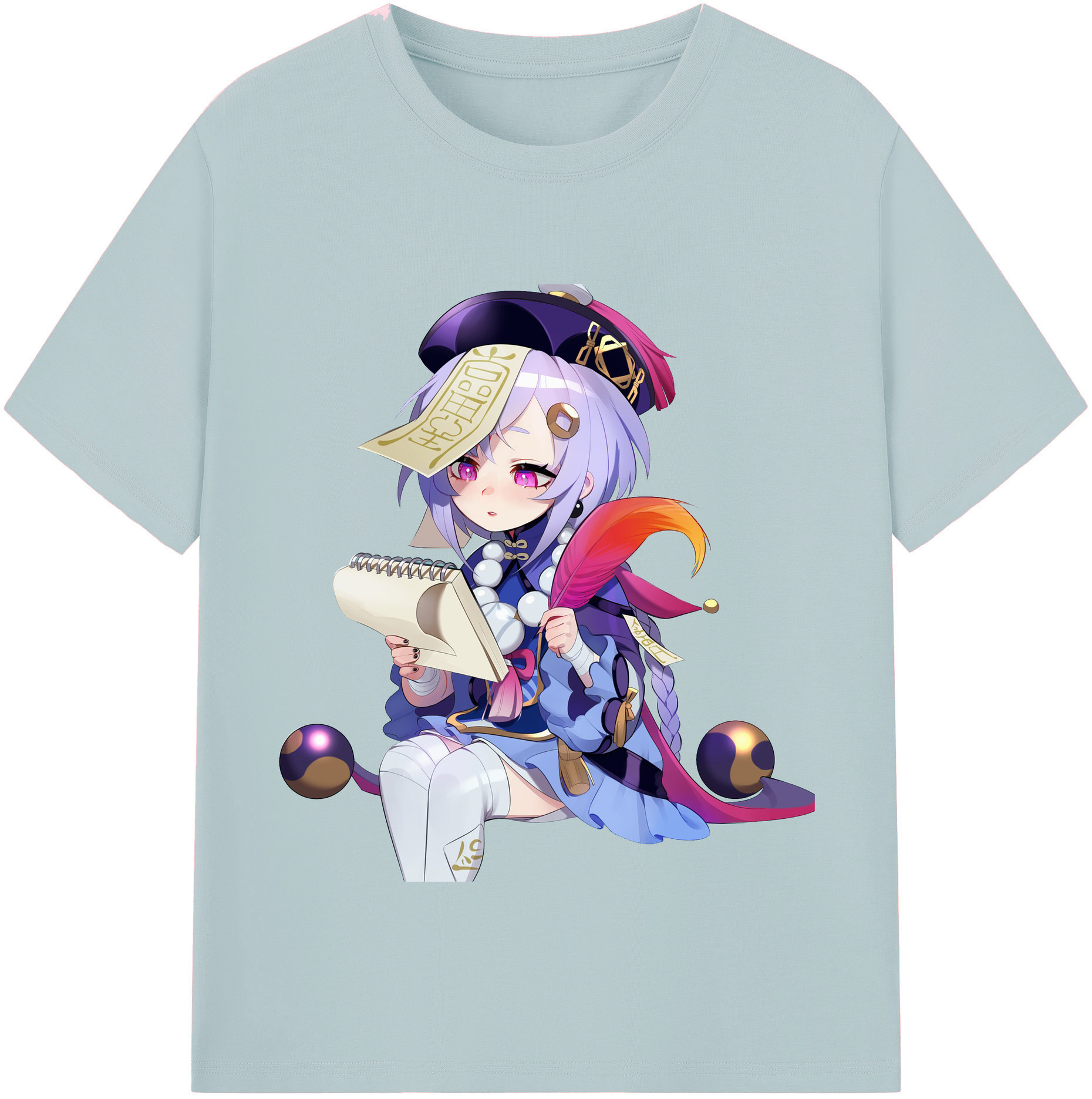 げんし神 七七 なな  genshin Nana 綿100％半袖Tシャツ（フロントプリント）
